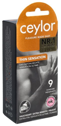 Ceylor, Ceylor Thin Sensation Thin Condoms, 9 Stück - Amorana