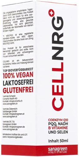 Conartix Health AG, Sanagreen Cellnrg - Coenzym Q10, Nadh, B-Vitamine & Selen