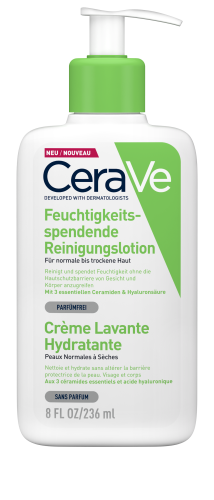 CeraVe, CERAVE Feuchtigkeitsspendende Reinigungslot 236 ml
