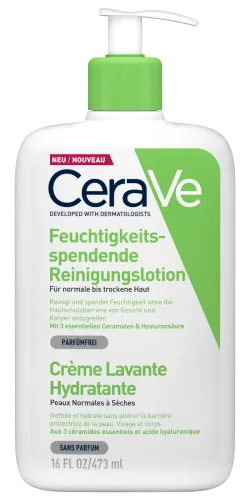 CeraVe, CeraVe - Feuchtigkeitsspendende Reinigungslotion, 473 ml