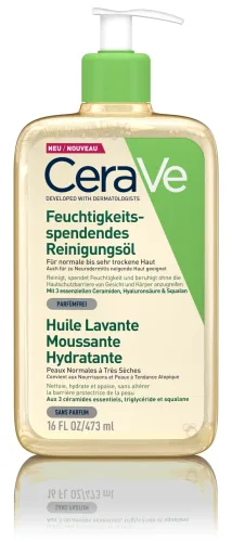 CeraVe, CeraVe - Feuchtigkeitsspendendes Schäumendes Reinigungsöl, 437  ml