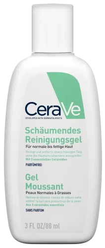 CeraVe, CeraVe - Schäumendes Reinigungsgel, Feuchtigkeitsspendendes Reinigungsgel, 88 ml