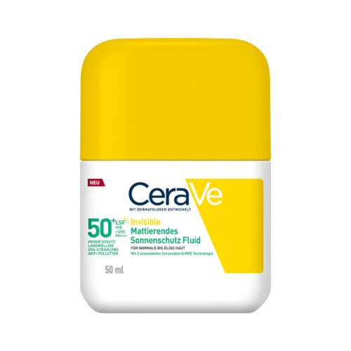 CeraVe, CeraVe - Invisible Dry Touch Fluid Sonnencreme SPF50+, 50 ml