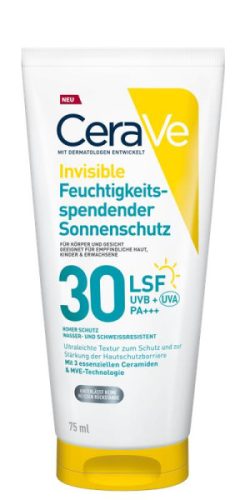 CeraVe, CeraVe - Invisible Feuchtigkeitsspendender Sonnenschutz LSF 30, 75 ml