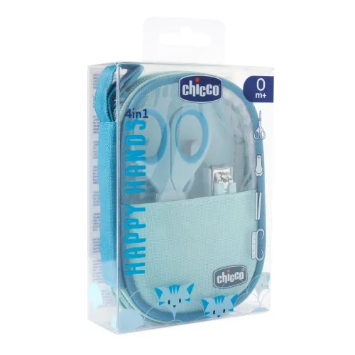 Chicco, Chicco Nagelpflege-Set für Babys, himmelblau (4-teilig)