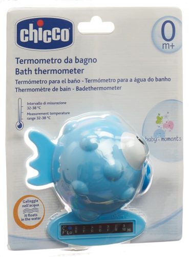 Chicco, Chicco Badethermometer Globe Fish, hellblau, 0m+ (1 Stk)