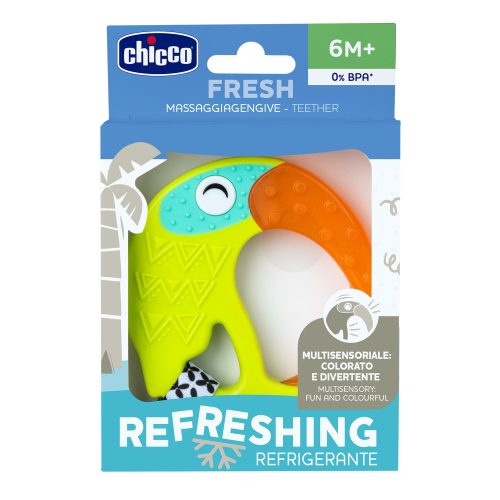 Chicco, Chicco Kühlbeissring mit Wasser Tukan 6M+
