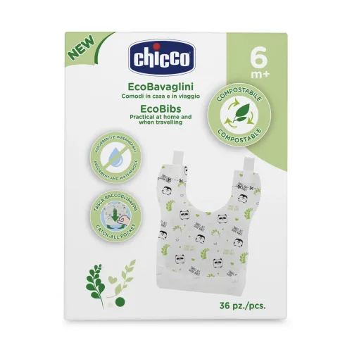 Chicco, Chicco - Umweltfreundliche Einweg Lätzchen, One Size