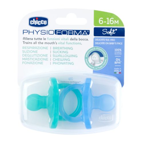 CHICCO, Chicco - Schnuller, 6-16 Monate, Blau