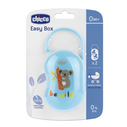 Chicco, Chicco Nuggi-Box blau für 2 Nuggis (1 Stk)