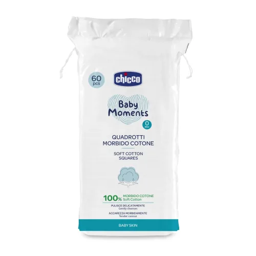 Chicco, Chicco Wattepads für Babys, ab 0 Monate (60 Stk)