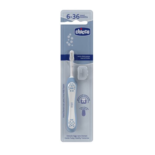 Chicco, Chicco Zahnbürste indigo, 6-36 Monate (1 Stk)