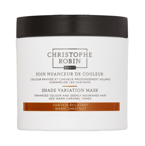 Christophe Robin, Christophe Robin - Farbnuancierende Pflege für strahlendes Kastanienbraun Haarmaske, 250 ml, Weiss