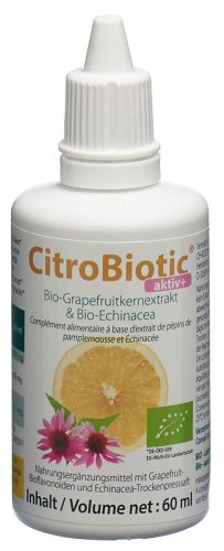 CitroBiotic, CitroBiotic Aktiv+ Bio-Grapefruitkernextrakt & Bio-Echinacea (60ml)
