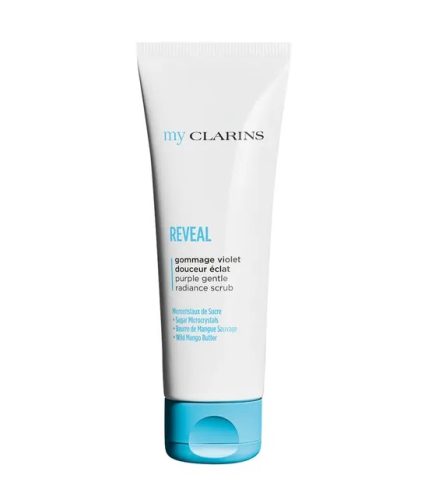 My Clarins, My Clarins - REVEAL purple gentle radiance scrub - Sanftes Gesichtspeeling für strahlende Haut, 50 ml