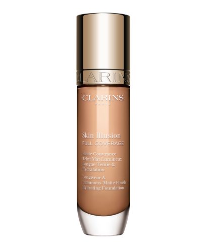Clarins, Clarins - Skin Illusion Full Coverage - Foundation mit hoher Deckkraft & mattem Finish für das Gesicht, 30 ml