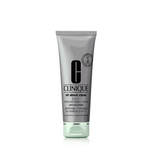 Clinique, Clinique - All About Clean Charcoal Scrub + Mask Anti-Pollution, 100  ml