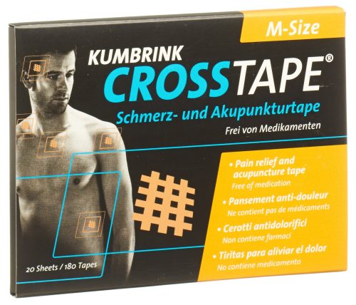 CROSSTAPE, CROSSTAPE Schmerz- und Akupunkturtape Grösse M (180 Stk)