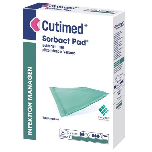 Cutimed, Cutimed Sorbact Kompressen, 7x9cm (5 Stk)