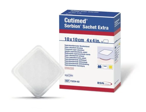 Cutimed, Cutimed Sorbion Sachet Extra 5x5cm (5 Stk)