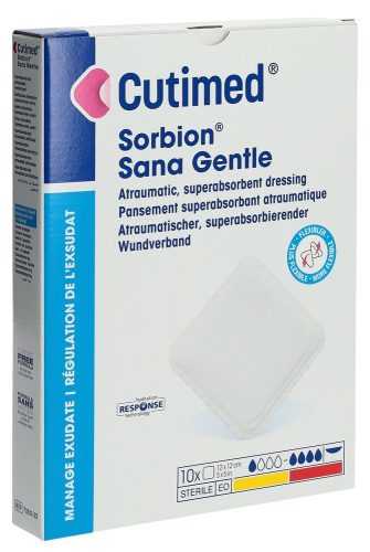 Cutimed, Cutimed Sorbion Sana Gentle 12x12cm (10 Stk)
