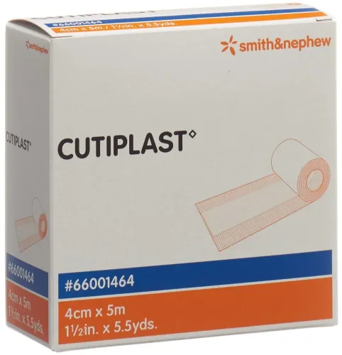 SMITH & NEPHEW, SMITH & NEPHEW Cutiplast 5 m x 4  1 Stk weiss