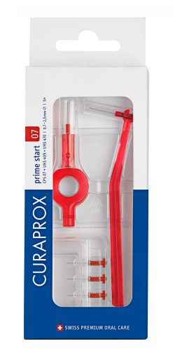 CURAPROX, CURAPROX - Interdentalbürste Set prime start, Gr. 011, 5 Stk., 5 Stücke,  Rot