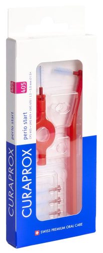 CURAPROX, CURAPROX CPS 405 Perio Starter-Set Kirschrot mit 5 Bürsten, Durchmesser 1.3-5mm (1 Stk)