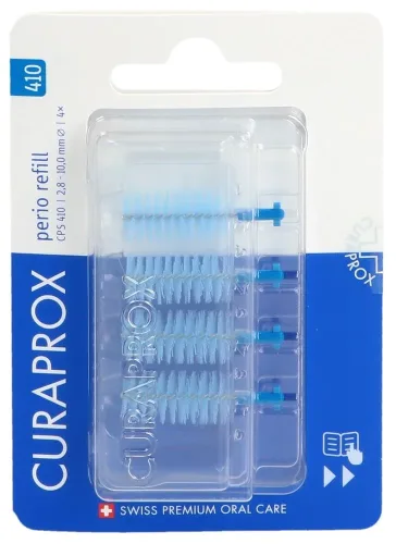 CURAPROX, CURAPROX CPS 410 Perio Himmelblau Ersatzbürsten, Durchmesser 2.8-10mm (4 Stk)