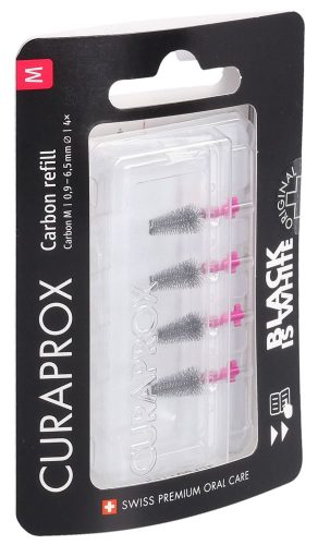 Curaprox, CURAPROX Black is white-CPS Carbon, Grösse M, refill (4 Stk)