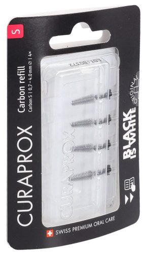 Curaprox, CURAPROX Black is white-CPS Carbon, Grösse S, refill (4 Stk)