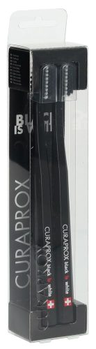 CURAPROX, CURAPROX Black is White Zahnb&uuml;rst schw/schw 2 Stk