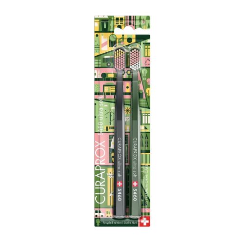 Curaprox, CURAPROX - Zahnbürste CS 5460 Power Smile Edition,  Duo Special 2 pezzi