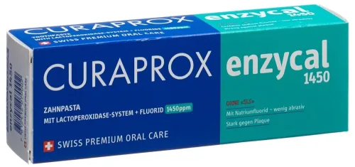 CURAPROX, Curaprox Enzycal 1450 Natriumfluorid Zahnpasta (75 ml)