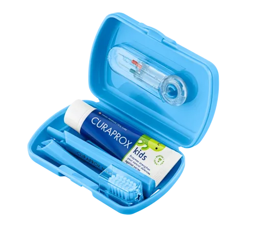 CURAPROX, CURAPROX - Kids Travel-Set blau, Set