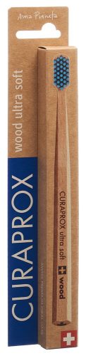Curaprox, Curaprox Holz ultra soft Zahnbürste Karton (1 Stk)