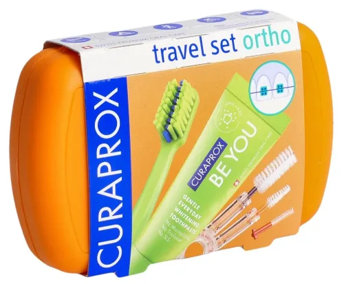 CURAPROX, Curaprox Travel Set, orange (1 Stk)
