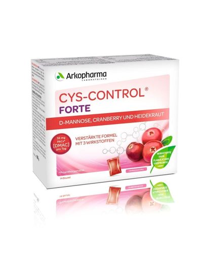 Arkopharma, CYS-CONTROL Forte D-Mannose Cranberry & Heidekraut (14 Stk)
