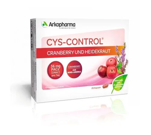 Arkopharma, CYS-CONTROL Kapseln Cranberry und Heidekraut (20 Stk)