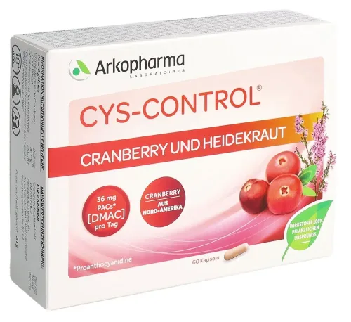 Arkopharma, CYS-CONTROL Kapseln Cranberry und Heidekraut (60 Stk)