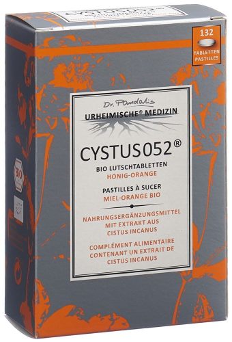 Cystus 052, Cystus 052 Bio Lutschtabletten, Honig-Orange (132 Stk)