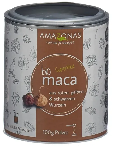amazonas, AMAZONAS maca Bio Pulver 100% pur (100g)