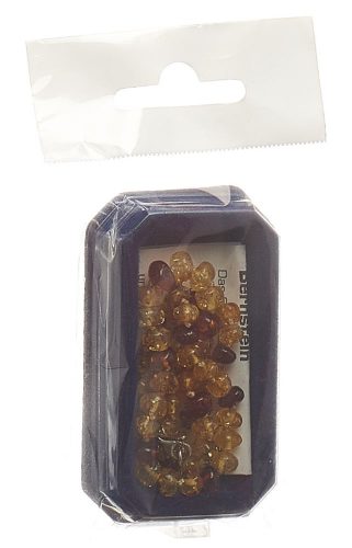 Amberstyle, Amberstyle Bernsteinkette 32cm citrin cognac Karabinerverschluss (1 Stk)