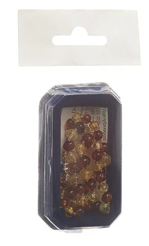 Amberstyle, Amberstyle Bernsteinkette 32cm cognac citrin Magnetverschluss (1 Stk)