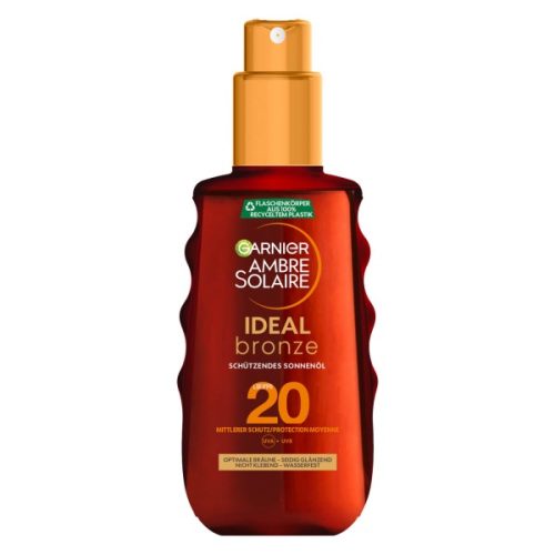 Garnier, Garnier Ambre Solaire Ideal Bronze - Schützendes Sonnenöl Sonnenschutz 150 ml Braun