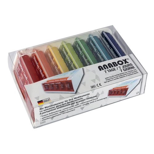 Anabox, Anabox Medidispenser 7 Tage bunt (1 Stk)