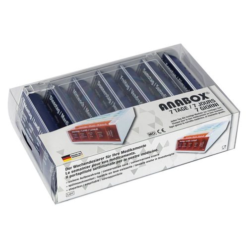Anabox, Anabox Medidispenser 7 Tage blau (1 Stk)