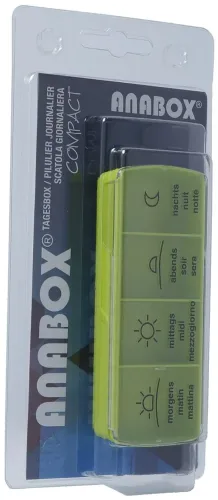 Anabox, Anabox Medidispenser compact Tagesbox, grün (1 Stk)