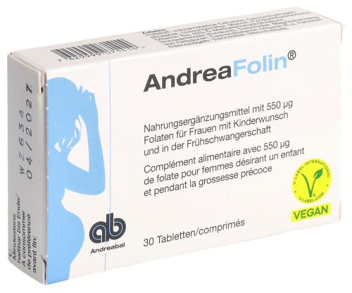 AndreaFolin, AndreaFolin Folsäure-Tabletten (30 Stk)
