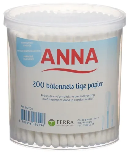 Anna, Anna Wattestäbchen aus Papier (200 Stk)